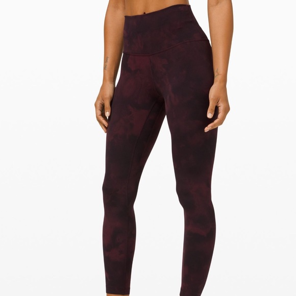 lululemon athletica Dark Maroon Leggings - Picture 1 of 5